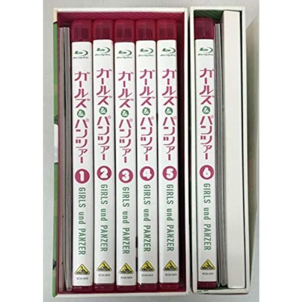 【美品】ガールズ&パンツァー Blu-ray 全6巻　特典　セット ガールズ＆パンツァー 特装限定版 全6巻セット マーケットプレイス