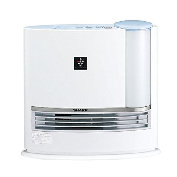 SHARP プラズマクラスター搭載加湿セラミックファンヒーター ブルー系