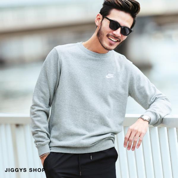 クーポン対象外 Nike ナイキ トレーナー スウェット メンズ トップス フレンチテリー クルーネック 無地 ロゴ 804343 Jiggys Shop 通販 Paypayモール