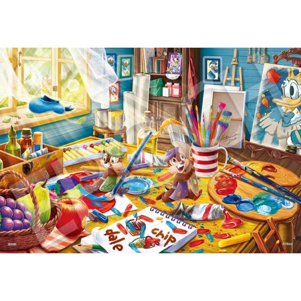 ジグソーパズル 300ピース Chip'n' Dale -Colorful Panic!-（チップとデール -カラフルパニック！-）　  ［CP-PD］ チップ＆デール EPO-73-415s
