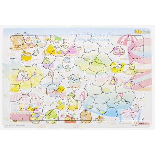 [Release date: April 1, 2023]商品名：パズル80P すみっコぐらしサイズ：W375×H251×D5mm品　番：SUN-6381254Aピース数：80メーカー：サンスター補　足：【子供用パズル】【板パズル】【キャラ...