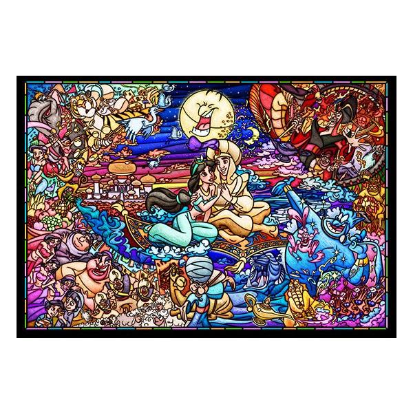 ステンドアートジグソーパズル Ten Dsg500 474 ディズニー アラジン ストーリーステンドグラス アラジン 500ピース テンヨー Ten ジグソークラブ 通販 Yahoo ショッピング