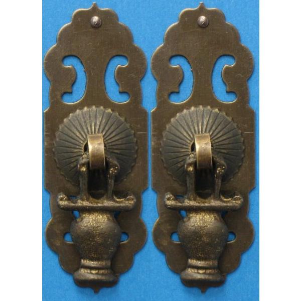 中国伝統装飾金具 扉飾り引き手 G037 28×80 : 実験工房 - 通販 中国伝統装飾金具 扉飾り引き手 G037 28×80 : 実験工房 - 通販