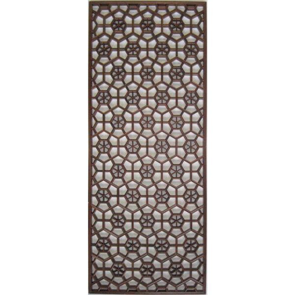 中国格子 透かし建具 塗装仕上 YN05-K 450×1150 :yn05-k:実験工房