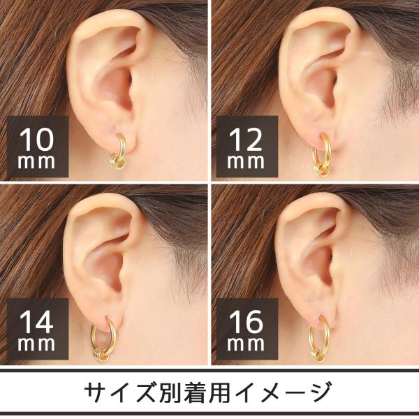5連 フープピアス メンズ レディース 金属アレルギー 対応 ゴールド シルバー 片耳 両耳 Buyee Buyee Japanese Proxy Service Buy From Japan Bot Online