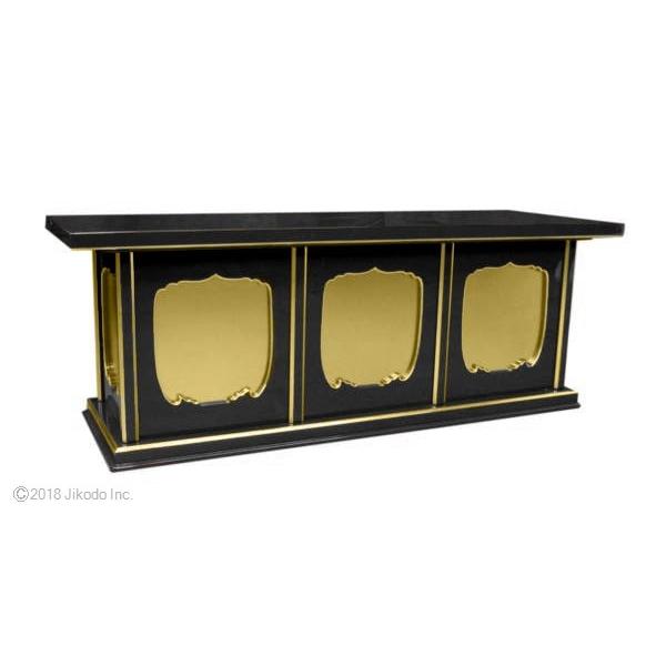 寺院仏具】黒塗り 一重向机 幅120センチ 安心の国産品 自社工場 寺院仏具】黒塗り 一重向机 幅120センチ 安心の国産品 自社工場
