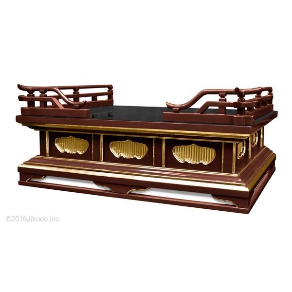 寺院仏具】潤み塗り 高欄付き厨子台・須弥壇 幅約90センチ 安心 寺院仏具】潤み塗り 高欄付き厨子台・須弥壇 幅約90センチ 安心