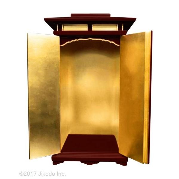 寺院仏具】当社オリジナル角型春日厨子 潤み塗り 高さ75センチ 寺院仏具】当社オリジナル角型春日厨子 潤み塗り 高さ75センチ