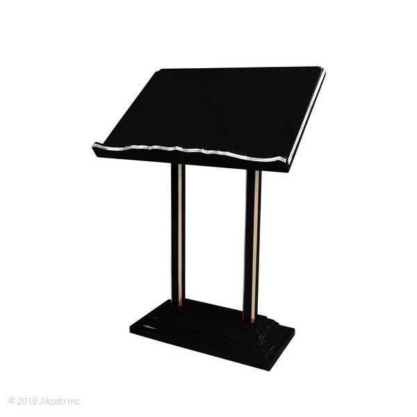 寺院仏具】黒塗り 見台 オリジナル 幅54センチ 安心の国産品 寺院仏具】黒塗り 見台 オリジナル 幅54センチ 安心の国産品