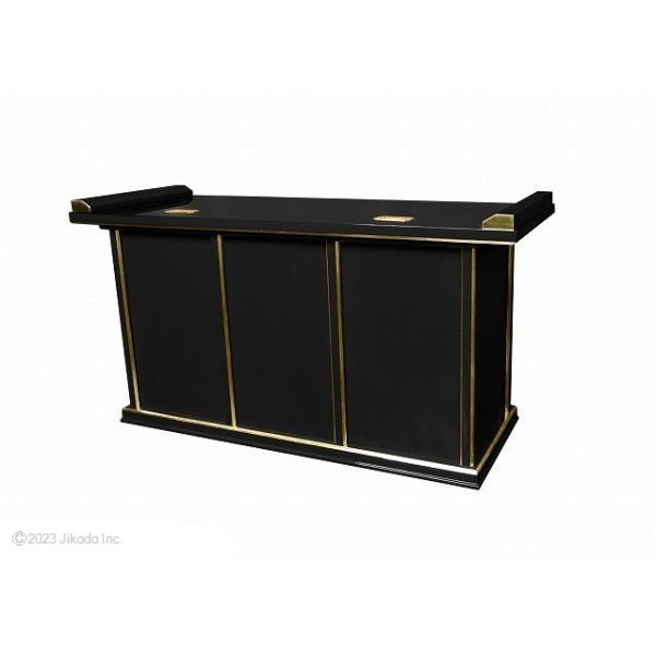 受注生産品販売】黒塗り 賽銭箱兼用焼香机 幅105センチ 安心の 受注生産品販売】黒塗り 賽銭箱兼用焼香机 幅105センチ 安心の