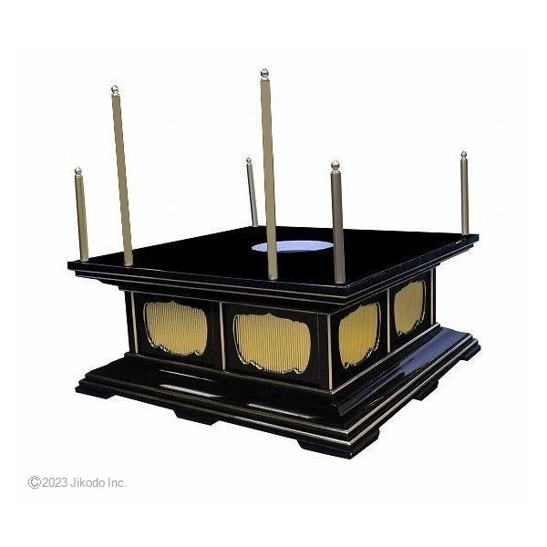 寺院仏具】黒塗り 高級護摩壇 3.5尺 壇のみ(天板に60センチ角の 寺院仏具】黒塗り 高級護摩壇 3.5尺 壇のみ(天板に60センチ角の