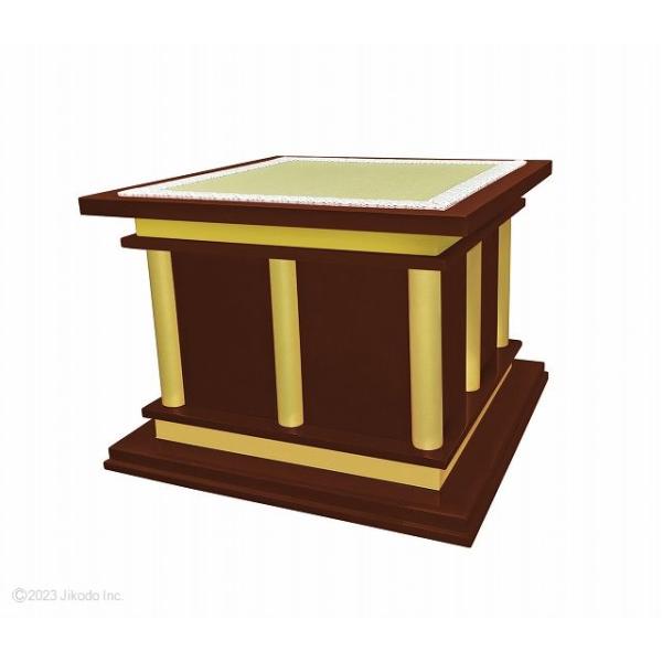寺院仏具】潤み塗り 慈光型の椅子式礼盤 幅60センチ 自社 寺院仏具】潤み塗り 慈光型の椅子式礼盤 幅60センチ 自社
