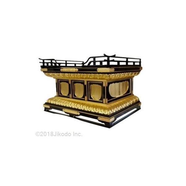 寺院仏具】黒塗り 幅150センチの和様蓮華彫り・金具付き 須弥壇 寺院仏具】黒塗り 幅150センチの和様蓮華彫り・金具付き 須弥壇