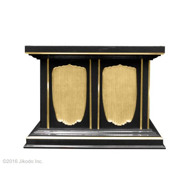 寺院仏具】幅60センチ 黒塗りの幅広椅子式礼盤 (受注生産品 寺院仏具】幅60センチ 黒塗りの幅広椅子式礼盤 (受注生産品