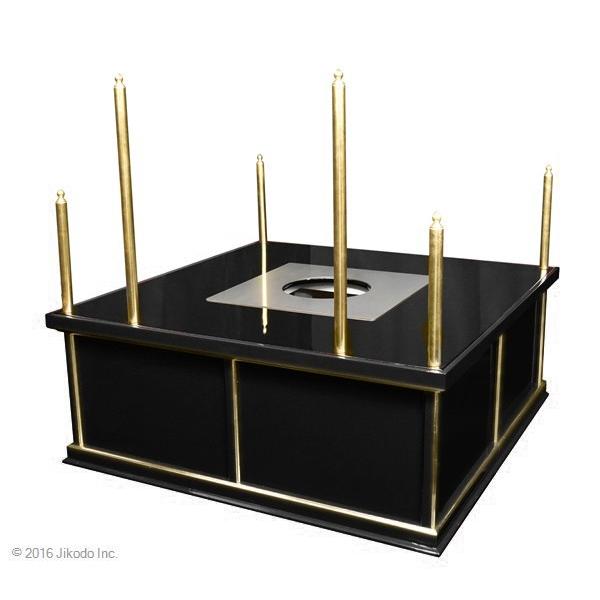 寺院仏具】黒塗り 3.5尺 新型護摩壇・大壇 (壇のみ) 密教法具 寺院仏具】黒塗り 3.5尺 新型護摩壇・大壇 (壇のみ) 密教法具