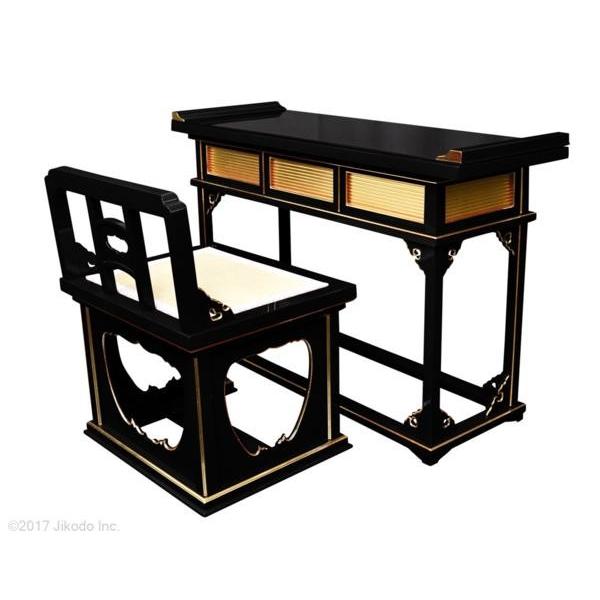 寺院仏具】黒塗り ご導師様 焼香机セット 幅約120センチ 安心の 寺院仏具】黒塗り ご導師様 焼香机セット 幅約120センチ 安心の