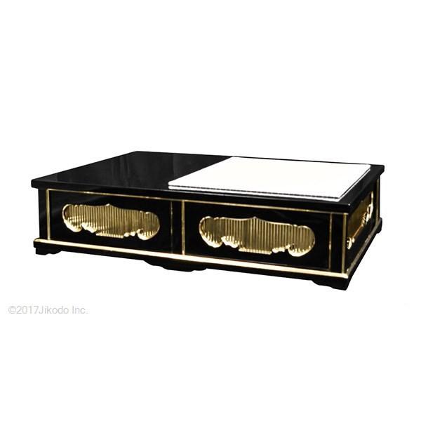 寺院仏具】黒塗り 大型礼盤 幅約105センチ 安心の国産品 自社 寺院仏具】黒塗り 大型礼盤 幅約105センチ 安心の国産品 自社