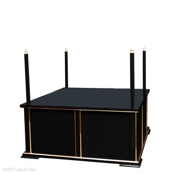 寺院仏具】黒塗り 3.5尺の簡易型大壇 壇のみ 密教法具 国内自社 寺院仏具】黒塗り 3.5尺の簡易型大壇 壇のみ 密教法具 国内自社