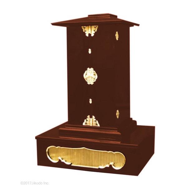 寺院仏具】潤み塗り 金具付 新型角厨子と厨子台セット 厨子高さ 寺院仏具】潤み塗り 金具付 新型角厨子と厨子台セット 厨子高さ