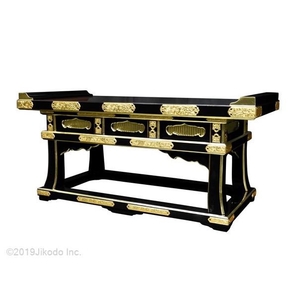 寺院仏具】黒塗り 高級導師机 上卓や焼香机にも 安心の国産品 寺院仏具】黒塗り 高級導師机 上卓や焼香机にも 安心の国産品