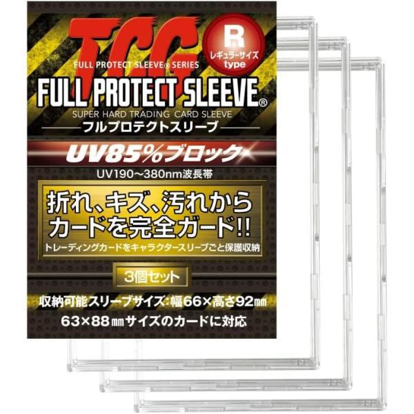 河島製作所 TCG フルプロテクトスリーブ 3枚セット 傷防止 レギュラー