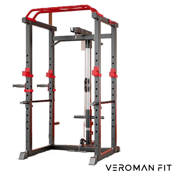 【複合　パワーラック】　スクワット　ラットプルダウン　ローイング　トレーニング 複合 パワーラック】 スクワット ラットプルダウン ローイング