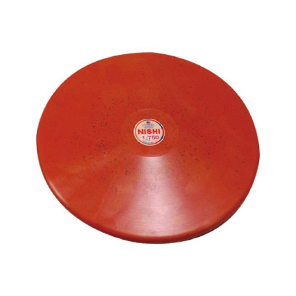 ニシスポーツ 円盤（ゴム製）1.75kg 陸上器具用品 円盤 NT5308B(レッド)