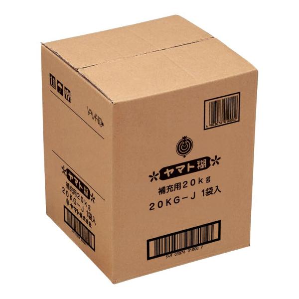 【まとめ買い】ヤマト　でんぷん糊　ヤマト糊　補充用(業務用)　20kg　1個/2個/4個　20KG-J
