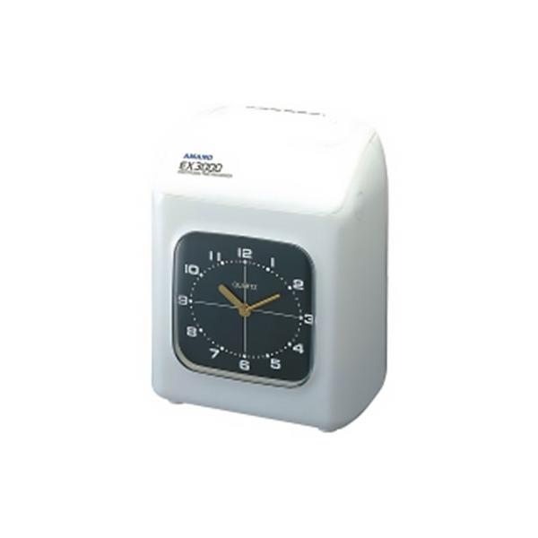 アマノ（AMANO） 時刻記録タイムレコーダ 1日6回・黒赤2色印字 EX3000J