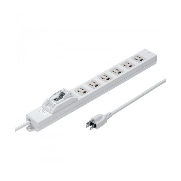 SANWA SUPPLY（サンワサプライ） 漏電ブレーカータップ（3P・6個口・5m