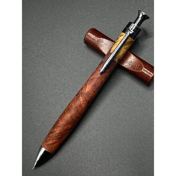 新品　こぶた工房　日光杉　極上杢　シャープペンシル0.5 天然屋久杉[無垢材]シャープペンシル(0.5mm) 1本 | 京都府宇治田
