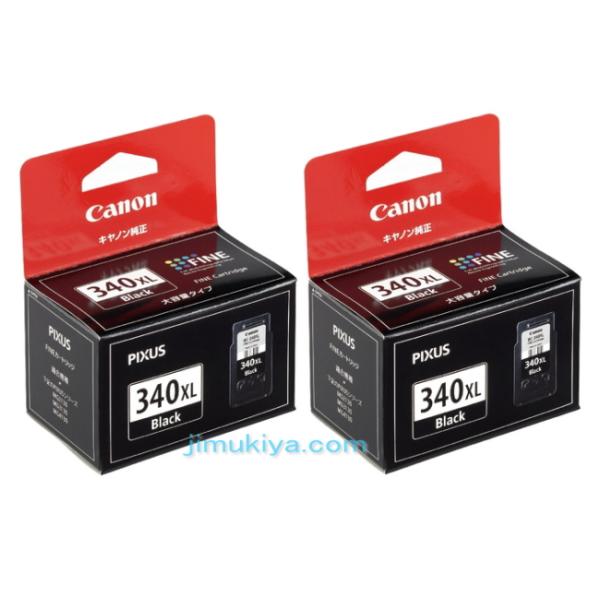 PIXUS CANON FINE カートリッジ BC-340XL ブラック (大容量) 2個