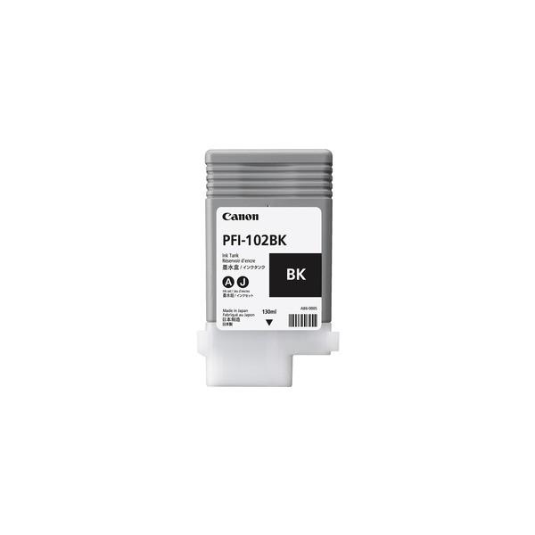 Canon 純正プロッターインクタンク　5本セットPFI-102BK imagePROGRAF CANON インクタンク PFI-102 BK ブラック 国内