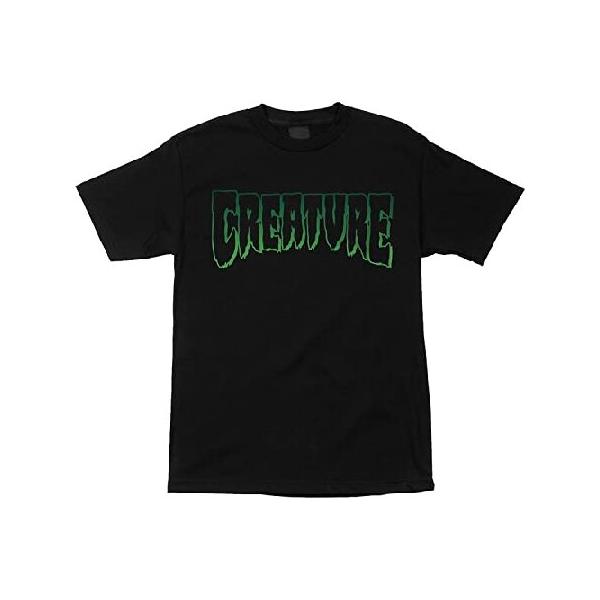 Creature Skateboards Logo Outline Black Men's Short Sleeve T-Shirt - Small