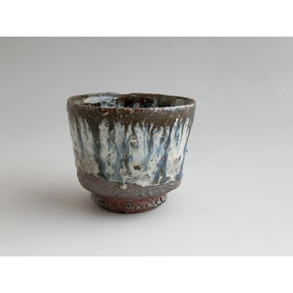 唐津焼中川自然坊窯】中川恭平作 朝鮮唐津ぐい呑(箱付） : 唐津焼中川