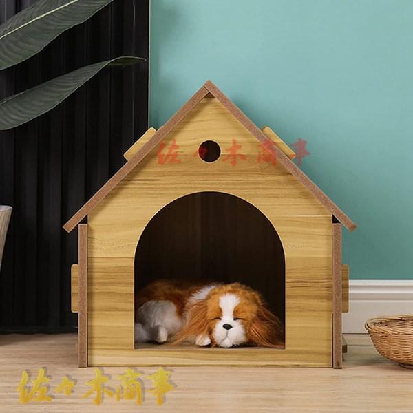犬小屋 小型犬/中型犬 組み立て 猫小屋 39*42*42 木製 天然木 杉