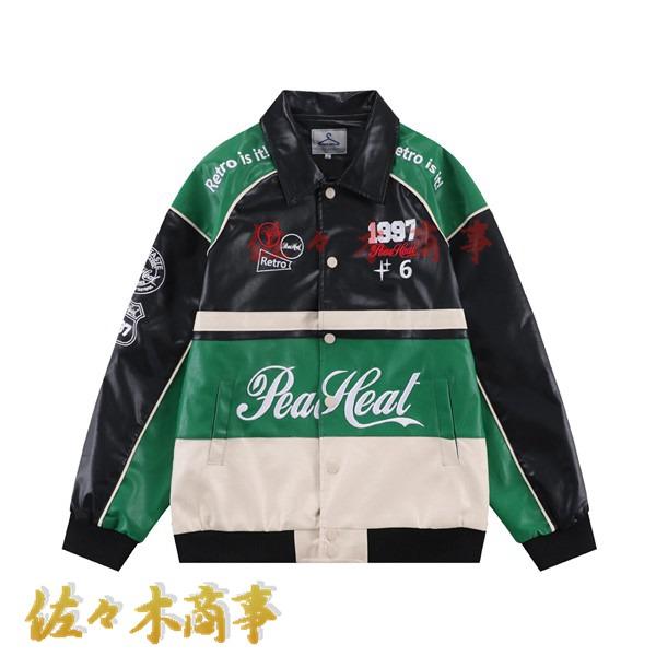 ライダースジャケット PU革ジャン レザージャケット メンズ 春
