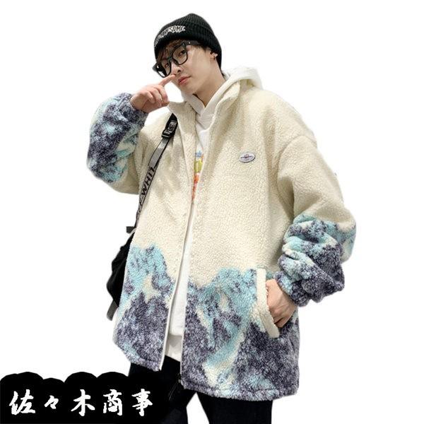 ボアジャケット メンズ 冬用 雪山柄 ボアフリース 和風 アウター ボアブルゾン 立ち襟 もこもこ あったか 保温 男女兼用 ペアルック Qxqsg5a98ab53f77e 佐々木 通販 Yahoo ショッピング