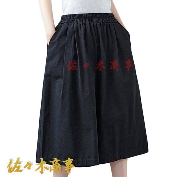 H01488）nala　 ナラ　ドレスパンツ　黒　2022　キュロット　ガウチョ H01488）nala ナラ ドレスパンツ 黒 2022 キュロット ガウチョ