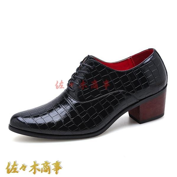 ビジネスシューズ メンズ 革靴 カジュアル 紳士靴 ハイヒール