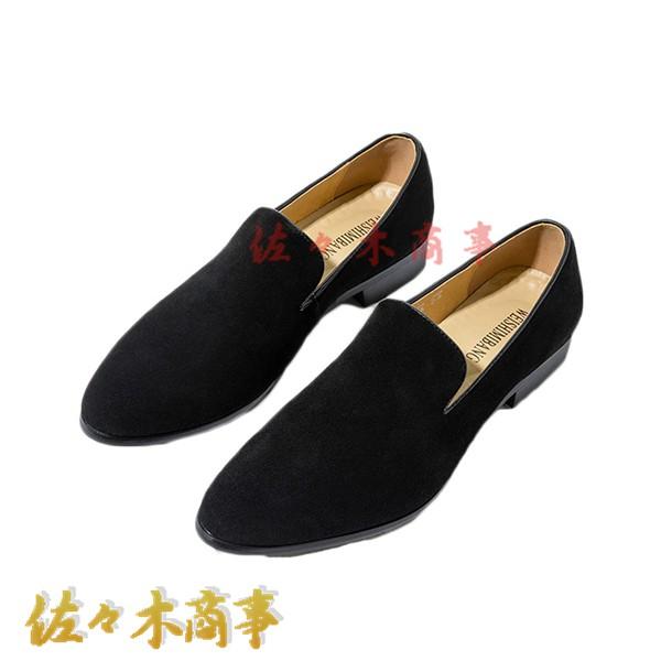 革靴 ビジネスシューズ ローファー スリッポン メンズ スエード