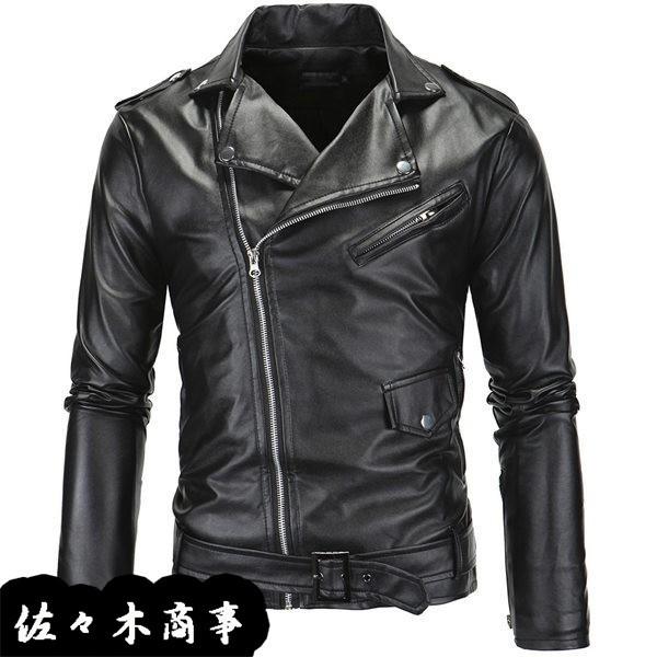 レザージャケット メンズ ライダース 革ジャンパー Puジャケット バイク アウター 秋 無地 白 黒 大きいサイズ 長袖 フェイクレザー Wigq2bb5 佐々木 通販 Yahoo ショッピング