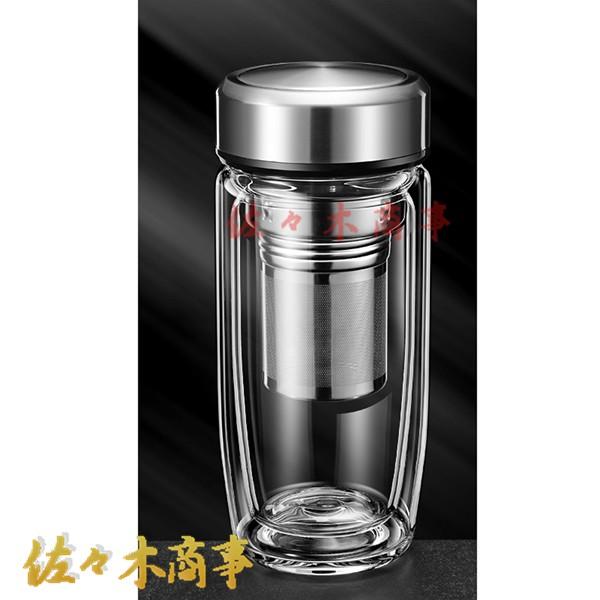 透明ガラス水筒 500ml ステンレスキャップ　飲みかけ 透明ガラス水筒 500ml ステンレスキャップ 飲みかけ