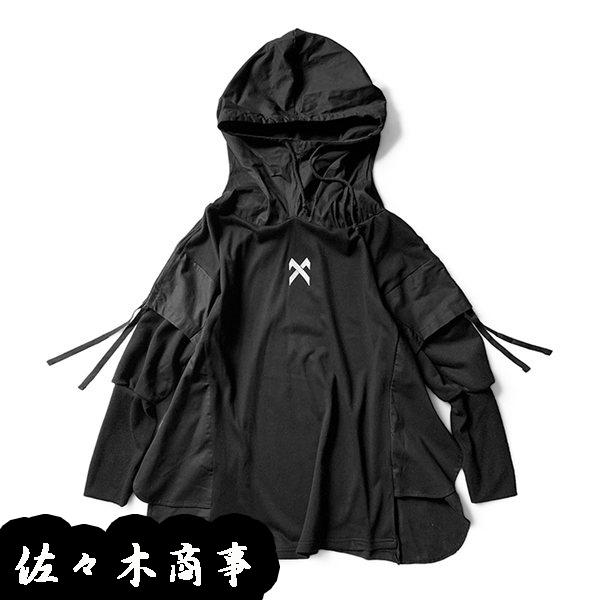 パーカー ウインドブレーカー メンズ 大きいフード付き ゆったり サイバーパンク ゴシック カッコイイ ファッション 重ね着 春秋服 無地 Wyra9a7e5 佐々木 通販 Yahoo ショッピング
