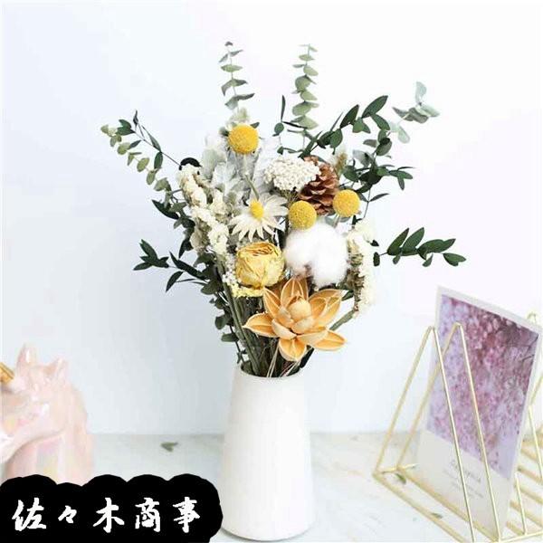 インテリア用 ドライフラワー 蓮 バラ 木綿 プリザーブドフラワー アートフラワー 花器付き 耐久性 水やり不要 ナチュラル バースデー Vjiuwzybr5 Nci Education Fr
