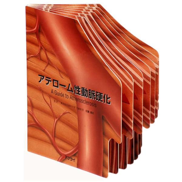 「アテローム性動脈硬化」型抜き絵本 疾患説明用絵本 医学絵本