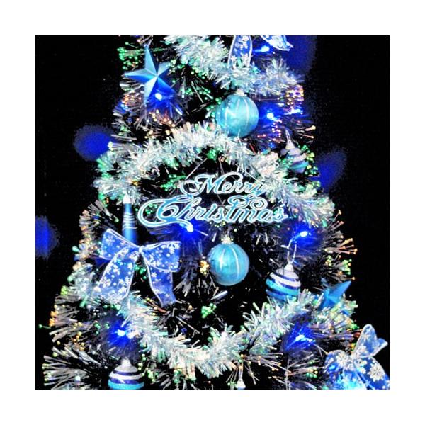 クリスマスツリー ブラックファイバーツリーセット２１０ｃｍ ブルーｌｅｄ６８球付 Buyee Buyee 日本の通販商品 オークションの代理入札 代理購入