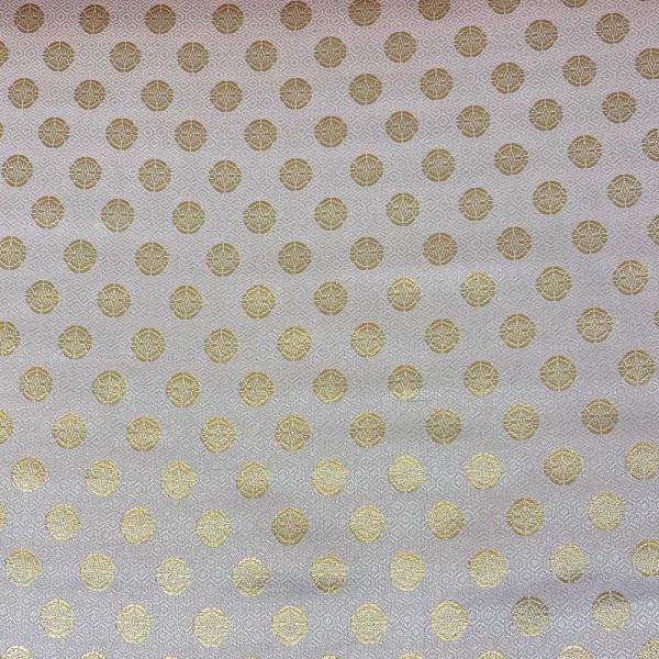 金襴生地 金襴の布 ピンク 向かい蝶 kinピンク6