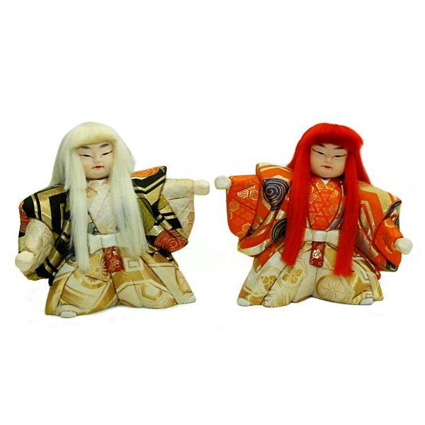 木目込人形　✯獅子＆男の子◈ 日本人形 木目込人形 10号 連獅子 訳あり品 倉庫管理品 : 家具通販