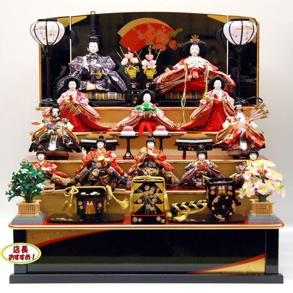 雛人形 ひな人形12人五段飾り 雛人形12人5段 内裏雛格安価格